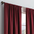 ECLIPSE Solid Thermapanel Modern Room Darkening Rod Pocket Window Curtain for Bedroom (1 Panel), 54" x 84", Merlot...