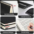 EUSOAR Notebook with Dividers, 1 Pack A5 5.5"x 8.3", 5 Subject, Hardcover College Ruled Paper 100gsm Thick, 120 Sheets/ 240 Pages, Notebooks & Wri...