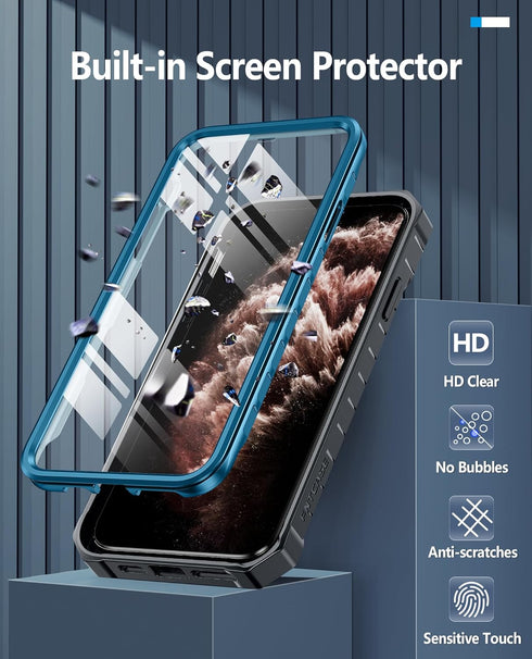 FNTCASE for iPhone 11 Pro-Max Case: Rugged Shockproof Protective Cases with Kickstand - Heavy Duty Dual Layer Military Grade Drop Proof Protection...