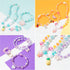 OSNIE Summer Rainbow DIY Bead Jewelry Making Kit for Kids with Watermelon Pineapple Ice Cream Strawberry Peach Cherry Y2K Beads and Charms for Bra...