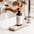 ZAZ Instant Dry Sink Caddy, Kitchen Sponge Soap Holder Dispenser, Bathroom Countertop Fast Drying Stone (Fog Mist)...