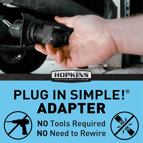 Hopkins Towing Solutions 47565 Round Adapter...