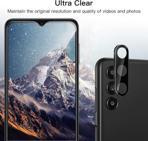 JETech Screen Protector for Samsung Galaxy A13 / A13 5G with Camera Lens Protector, Tempered Glass Film, HD Clear, 2-Pack Each......
