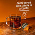 JAVA HOUSE Dark Roast Sumatran Cold Brew Pods, (6 Count) Peel and Pour Pods Hot or Iced Instant Coffee Concentrate...