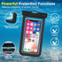 Waterproof Phone Pouch, IPX8 Waterproof Cell Phone Case for iPhone 15 14 13 Pro Max Plus Galaxy S22 S23 up to 7" Essential Dry Bag for Beach Cruis...