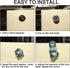 3 Pack Cabinet Locks with Keys, 5/8" Cam Lock, RV Compartment Storage Locks RV Locks for Storage Door Drawer Tool Box Locks, Zinc Alloy...
