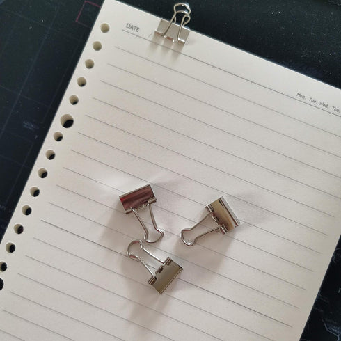 Silver Binder Clips Mini Metal Clamp 5/8-IN / 0.6-inch / 15-mm (Silver Mini 120-PCS)...