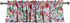 Barefoot Bungalow Blossom Watercolor Floral Window Valance, 84 W x 19 L inches...