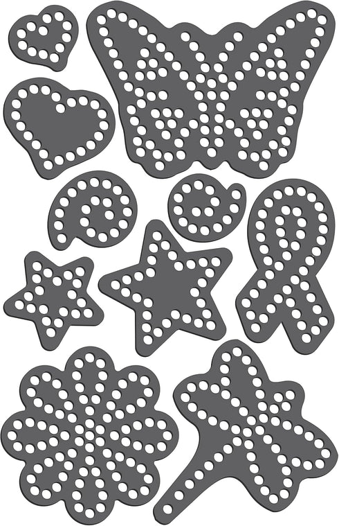 Rhinestone Genie Variety Magnetic Rhinestone Template, Black...