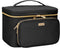 Travel Cosmetic Organizer Bag - Large Makeup Case with Jewelry Storage, Waterproof Toiletry Box for Cosmetics, Brushes, and Tools, Black...
