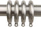 Rod Desyne Decorative 1.75 inch Eyelet Rings - Satin Nickel...