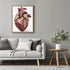 Posterizer 1 pcs-anatomy of heart imagery-educational poster 3-Teachers & Classrooms-Abstract & Modern Art-School and classroom art- unframed wall...