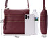 Solene Multi Zipper Pocket Crossbody Bag with Strap, Lightweight Travel bag, Daily Cell Phone Purses Messenger bag...