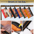 BESARME 3 Pcs 11.8" Clear Tool Pouch with Zipper Heavy-Duty Small Tool Bag Waterproof Zipper Tool Pouch with Mesh Window Electrician Tool Pouch fo...