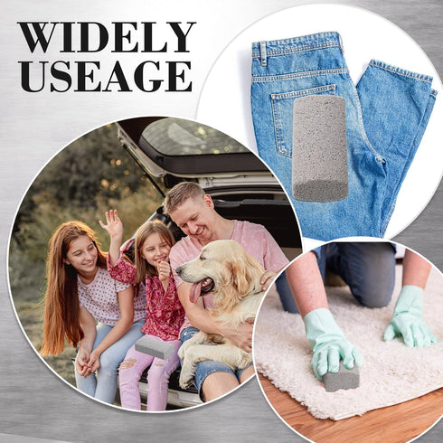 Loopeer 2 Pcs Pet Hair Remover Pumice Stone for Dog Cat Hair Removal Cleaning Pet Hair Stone 6 Inch Dog Fur Removal Tool for Car Interior Bedding ...