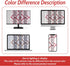 DriftAway Alexander Pattern Match Blackout Valances for Windows 250GSM Geometric Moroccan Mid Century Rod Pocket 52 Inch by 14 Inch Plus 1.75 Inch...