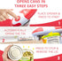 Kitchen Mama Auto Electric Can Opener: Open Your Cans with A Simple Press of Button - Automatic, Hands Free, Smooth Edge, Battery Operated, YES YO...