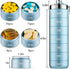 Mossime Metal Pill Organizer Weekly, Stackable Waterproof Travel Pill Box, Large Aluminum Alloy Pill Case Container, BPA Free 7 Day Daily Medicine...