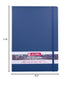 Talens Japan T9314-233M 452248 Art Creation Sketchbook, Drawing Notebook, 8.3 x 11.8 inches (21 x 30 cm), Navy Blue...