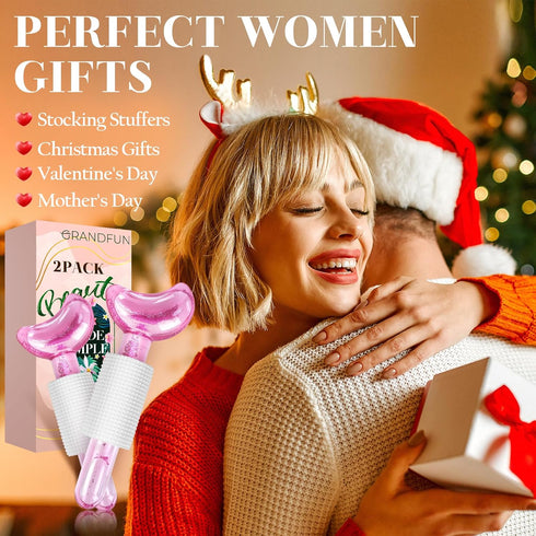 Ice Globes for Face, 2Pcs Facial Globes for Face Puffiness Reducer Gifts for Women Mother Girlfriend Sister Who Have Everything, Cooling Ice Ball ...