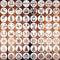64 Pieces Small Christmas Stencils Reusable, Christmas Ornament Stencils Xmas Holiday Stencils 3X3 Inch Christmas Stencils for Painting on Wood DI...