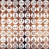 64 Pieces Small Christmas Stencils Reusable, Christmas Ornament Stencils Xmas Holiday Stencils 3X3 Inch Christmas Stencils for Painting on Wood DI...