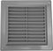 6" x 6" Inch Gray Air Vent Cover with Built-in Pest Guard Screen, HVAC Vent Duct Cover, Vent Cap, Quality Plastic