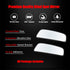 Ampper Rectangle Blind Spot Mirror, HD Glass ABS Housing Convex Wide Angle Rearview Blindspot Car Mirror for Car SUV and Truck (Framed, Pack of 2)...