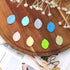 8pcs Knitting Needle Stoppers, Cute Leaf-Shaped Knitting Needle Protectors End Caps Point 8 Colors Silicone Knitting Needle Stitch Tips Stoppers S...
