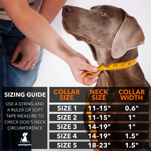 SparklyPets Heavy Duty Wide Dog Collar with Quick Release Chrome Buckle – Tactical Dog Collar with Reflective Stripes & Soft Lining – Thick Dog Co...