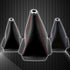 Car Shift Boot Cover, Gear Shift Knob Dust Protection Black Carbon Fibre PU Leather Gear Stick Gaiter for Most Manual/Automatic Car Truck SUV (Red...