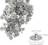 MILIVIXAY 800 pcs Candle Wick Tabs - Metal Candle Wick Sustainer Tabs...