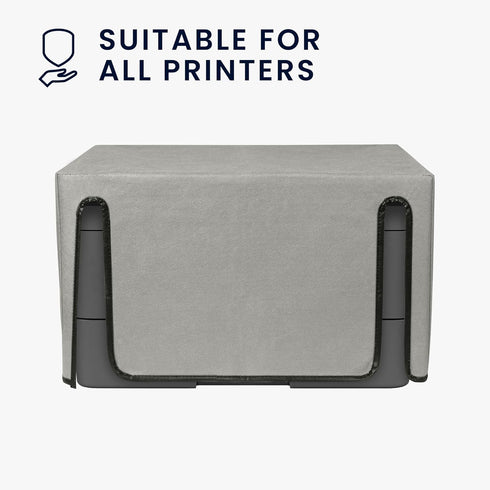 kwmobile Dust Cover Compatible with Brother DCP-L2530DW / L2550DN / MFC-L2710DN / L2750DW - Printer Case - Fabric Protector Cover - Light Grey...