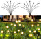 Solar Garden Lights Outdoor Waterproof, 2 Pack 16 LED Decorative Solar Swaying Lights, Solar Firefly Lights Outdoor Garden Decor Lights for Patio,...
