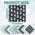 Christmas Pattern Scrapbook Paper, 6 Inch Card Production Supplies, 24 Sheets Single Sided Acid-Free Cardstock Greeting Card, Handmade Gift Journa...