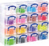 16 x 0.14 LITRE PLASTIC ORGANISER TOOL STORAGE BOX SET...