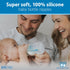 Dr. Brown's Natural Flow Level 3 Wide-Neck Baby Bottle Silicone Nipple, Medium-Fast Flow, 6m+. 100% Silicone Bottle Nipple, 6 Count (Pack of 1)...