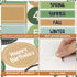 Farmhouse Classroom Calendar Set Bulletin Board Sets for Teachers Bulletin Board Calendar with Numbers Month Weather for Classroom Decor School Ca...