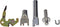 Dorman HW2809 Rear Passenger Side Drum Brake Self-Adjuster Repair Kit Compatible with Select Models...
