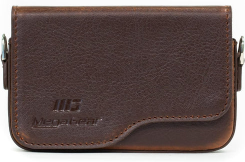 MegaGear Canon PowerShot SX620 HS, ELPH 180, ELPH 360 HS, ELPH 190 is, ELPH 170 is, SX610 HS Leather Camera Case with Strap - Dark Brown - MG1090...