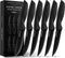 Home Hero Steak Knives, Razor-Sharp Steak Knives Set, High-Carbon Stainless Steel Steak Knife Set, Ergonomic Handles Serrated Steak Knives for Pre...