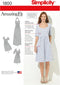Simplicity 1800 Women's Open Neckline Dress Sewing Patterns, Sizes 20W-28W...