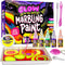 Glow in The Dark Marble Paint Kit for Kids - Water Marbling Painting Art Set for Boys & Girls Ages 6, 7, 8, 9, 10, 11, 12 Year Old - Kid Crafts Bi...