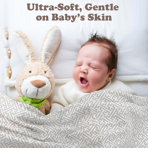 Bublo Baby Muslin Swaddle Blankets, Swaddle Blanket for Baby Boys and Girls, 3-Pack Breathable Premium 100% Cotton Baby Receiving Blankets, Exta L...