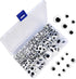 1221 Pieces Wiggle Googly Eyes Self Adhesive Wiggle Eyes (Assorted Sizes) for DIY Crafts Scrapbooking (Classic)...