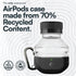 KeyBudz Waterproof Case for AirPods 3, Secure Hydro Latch Lock, Full-Body Rugged Protective Hard Shell Cover with Carabiner (Carbon Black)...
