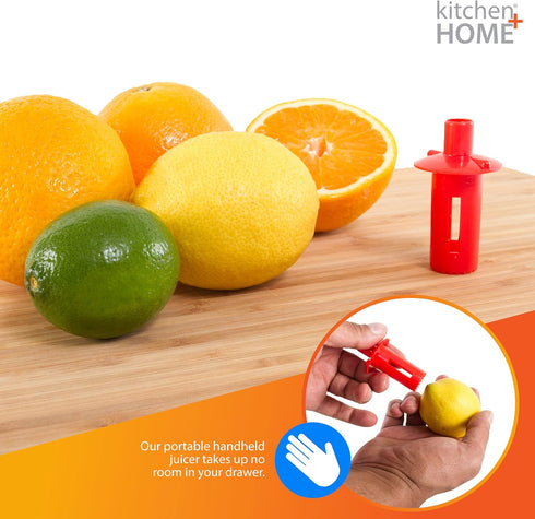Kitchen + Home Citrus Tap – Portable Lemon Lime Juicer, Orange Citrus Spout and Jalapeño Corer – 3 Pack...