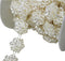 AEAOA 5 Yards 4/5" Ivory Flower Pearl Rhinestone Chain Sew On Trims Wedding Dress Decoration (LZ95)...
