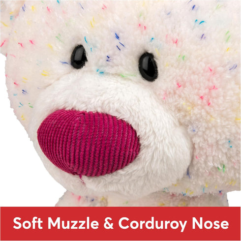 GUND Toothpick Confetti, Teddy Bear Stuffed Animal for Ages 1 and Up, Rainbow, 15”...