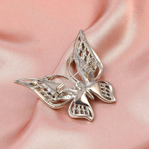 Brooches for Women Pearl Butterfly Brooch Pins for Women Fashion Clothes Broches Para Ropa De Mujer Masterpiece Broach Silver...